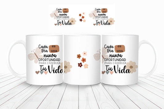 12oz Mug Cada Dìa